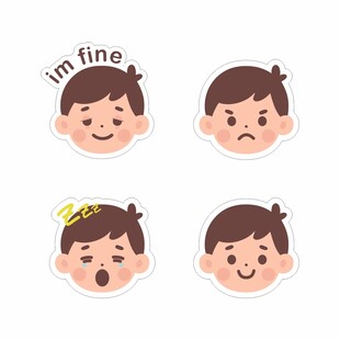 男孩头像表情