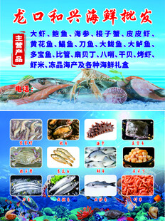 龙口兴海海鲜批发宣传图