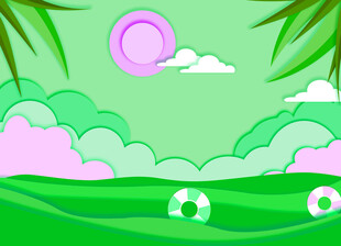 绿色原野足球梦幻场景