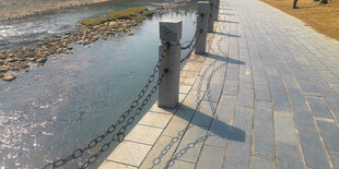 河边步道风景