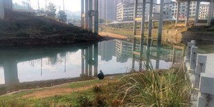 城市河畔风景