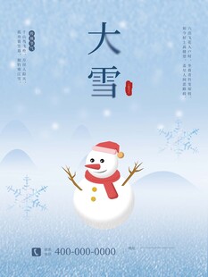 大雪海报