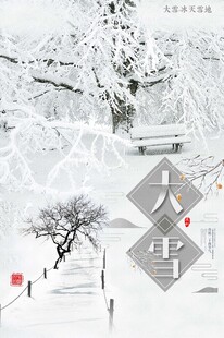 大雪海报