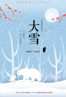 大雪海报