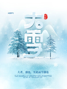 大雪海报