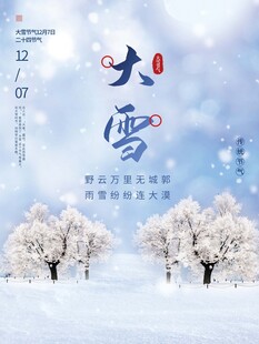 大雪海报