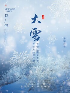大雪海报