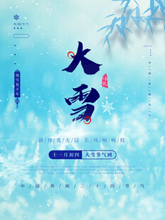 大雪海报
