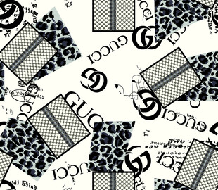 黑白时尚礼品图案背景