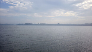 广阔海面与天际线景观