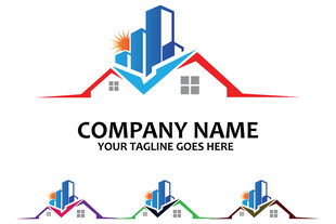 房屋建筑logo