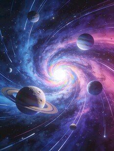 梦幻星系中的行星奇观