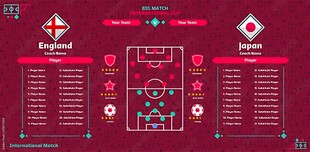 足球比赛对阵信息图
