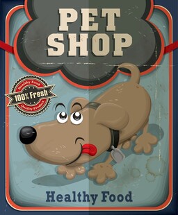 宠物店健康食品宣传图