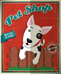 宠物商店宣传海报