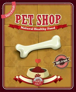 宠物商店主题装饰图案