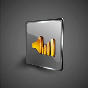 金属质感音量图标