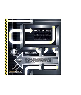 绿色家居电能创意图示