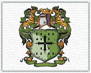 古典风格家族徽章图案