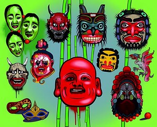 多彩神秘面具大集合