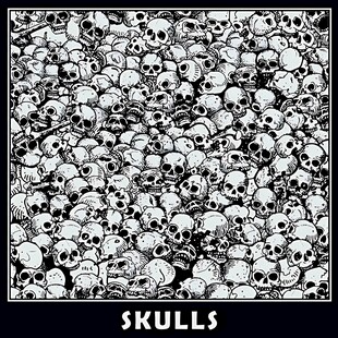 骷髅图案神秘暗黑风格