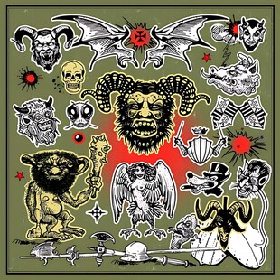 复古风个性潮流涂鸦贴纸