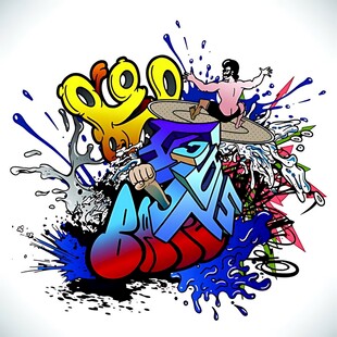 酷炫涂鸦艺术作品展示