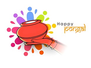 印度洒红节陶罐庆祝场景