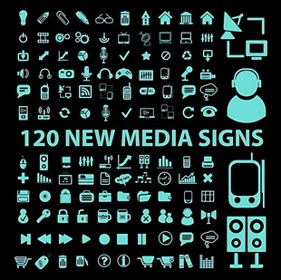 120个新媒体图标集合