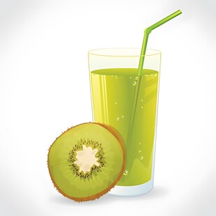 猕猴桃果汁清新美味可口