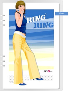 时尚模特展示休闲服饰