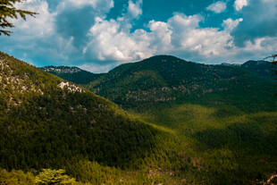 青山云海间的壮美风光