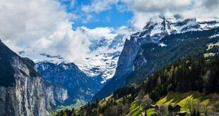 壮丽阿尔卑斯山景