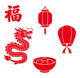中国传统春节元素集合