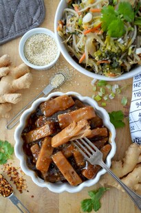 美味烤排骨沙拉