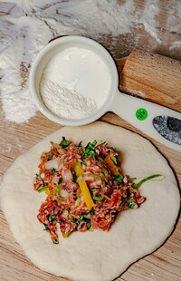 蔬菜玉米卷饼