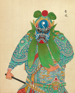 京剧武将扮相图