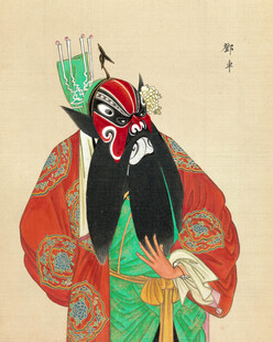 京剧扮相武将形象