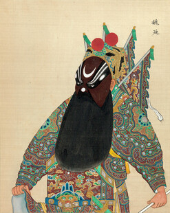 京剧扮相武将形象