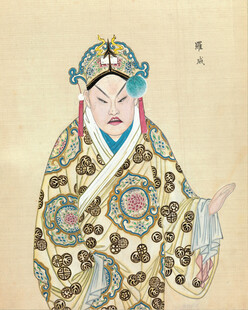京剧扮相女子服饰精美