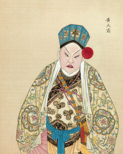 古代武将扮相人物画像