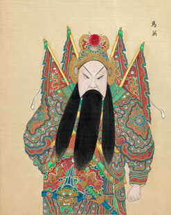 京剧武将扮相人物画像