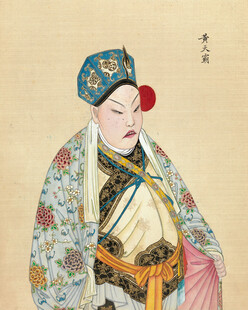 古代华丽服饰人物画像