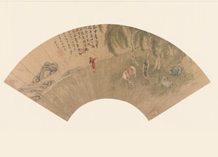 古代扇面绘画作品