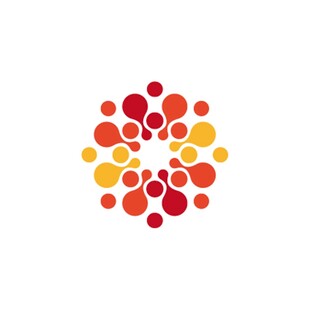 多彩圆形图案设计元素