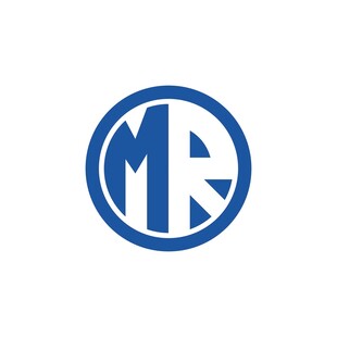蓝白MR标志设计
