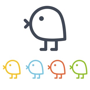 可爱小鸟图标集合