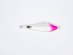 粉色尾端鱼形钓鱼假饵