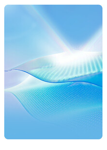 蓝色波浪抽象背景图