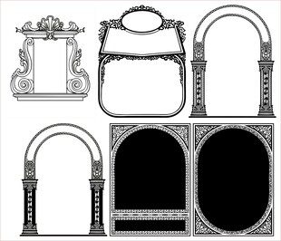 花纹 花边 角花 边框
